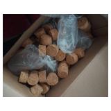 Maxdot 50 Pcs Plastic Potion Bottles with Cork Mini Sand Art Bottles Wishing Vial Valentine Love Message Gift for Wedding Birthday Party Decoration DIY Crafts