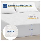 Sealy Heated Mattress Pad Full Size Single Control for Zone, 9 Heated Settings and 1-9 Hours Auto Shut Off, Luxury Quilted Bed Warmer with ETL Certified, Soft Extra-Cozy Fabric