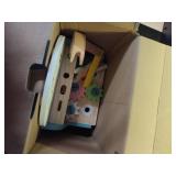 ROBUD Mini Wooden Play Tool Workbench Set for Kids Toddlers - Montessori Toys for 3 4 5 Years Old Boys Girls