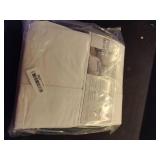 Linen Closet 100percent Organic Cotton Queen Sheet 4-piece Set-Soft Percale Weave, Crisp, Cool Soft and Durable Breathable Bed Sheets, Deep Pockets Fit Mattresses up to 18\- Arctic Whitein