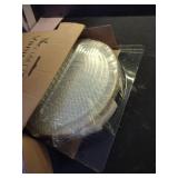 ROLOVE 13 Inch Vanity Mirror with Lights, Round Make Up Mirror with Lighting, LED Mirror Makeup Mirror with Lights for Bedroom Tabletop, Smart Touch Control, 360° Rotation (Gold)