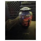 Akanksha Arts Cremation Urn, Burial Urns. Lovely Golfer Golf Design. Large Size 26 cms high, with Velvet Bag