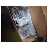 Purdaz Adjustable 5-Tier Over the Door Pantry Organizer, Spice Rack, Narrow Hanging Shelf for Kitchen Storage and Organization (White)