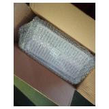 Loobuu 2 Pack Plastic Food Storage Produce Containers for Fridge, Stackable Lettuce Keeper for Refrigerator with Removable Drain Tray Keep Fresh for VegetablesFruitBerrySalad - 10ftft x 5.3ftft x 5.2f