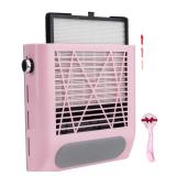 CoFashion Nail Dust Collector for Acrylic Nails Vacuum Machine, 80W Adjustable Vacuum, Electric Nails Filter for Manicure Nail Fan Dust Collector