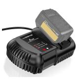 DCB1106 6AMP Super Fast Charger for DeWalt 20V60V Max Battery, Compatible with DeWalt Battery 20V60V DCB206 DCB208 DCB205 DCB606 DCB609 DCB612 DCB182 DCB183 and Charger DCB104 DCB107 DCB115 DCB118