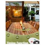 addlon 48 FT Outdoor String Lights Timer Control Commercial Grade Weatherproof 18 Edison Vintage Bulbs ETL Listed Heavy-Duty Decoration Christmas Lights for Patio Backyard Garden