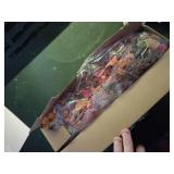 6 Bundles Artificial Fall Flowers for Outdoors Fake Plants Garden Home Fall Decor,UV Resistant Realistic Silk Faux Autumn Flower Indoor Outside Front Porch Patio Balcony Yard Farmhouse(Orange)