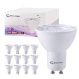 Bravsekai 12-Pack GU10 LED Bulbs, 6500K Cool White, Equivalent to 35W Halogen, 120V Spotlight Bulbs for Shops, Living Rooms, Kitchens, Bathrooms, Bedrooms