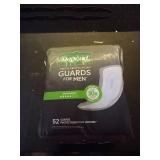 Depend Guards Incontinence Pads for Men, Maximum Absorbency, 52 Count, Packaging May Vary