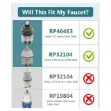 Replacement for Delta 17 Series Shower Trim Kit, Shower Cover Plate with Handle, Matte Black(Valveand Catridge Not Inclued)