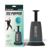 Bandit Sports Tee Popper, Durable Nylon Strength for Long-Lasting Hitting, Batting Tee for Perfect Swings, Baseball Training for Practicing Hitting Without a Pitcher (Ball not Included) (Broken)