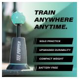 Bandit Sports Tee Popper, Durable Nylon Strength for Long-Lasting Hitting, Batting Tee for Perfect Swings, Baseball Training for Practicing Hitting Without a Pitcher (Ball not Included) (Broken)