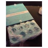 Spmarkt 2-Pack Light Blue 24-Cup Ceramic Mini Muffin Pan  Non-Stick Muffin Tin, PFOA-Free, Healthy Baking, Perfect for Cupcakes, Breakfast Treats and Party Delights