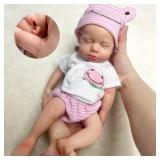 OtardDolls 33cm Reborn Baby Dolls Silicone Full Body Girl Lifelike Handmade Painted Dolls Silicone Reborn Babies for Kids