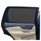 Car Window Shades for Baby - 2 Pack Sun Shade Blocker, Breathable Mesh Rear Side Window Shade Sunshade for SUV, UV Protection for Baby Family Pet, Mosquito Bug Net Window Screens for Camping