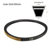 uxcell B-26 V-Belts 26\ Inner Length, B-Section Rubber Drive Beltin
