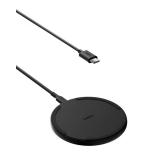 Belkin Wireless Charging Pad 15W - Qi Charger, Charging Station for Apple iPhone 17, iPhone 161514 Series, AirPods, Samsung Galaxy S25, Galaxy S24, Pixel - 5ft Cable Included - Black