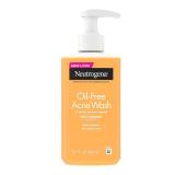 Neutrogena Oil-Free Acne Face Wash, Breakout Prone Skin Facial Cleanser with 2percent Salicylic Acid Acne Treatment for Face, 9.1 fl. oz