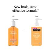 Neutrogena Oil-Free Acne Face Wash, Breakout Prone Skin Facial Cleanser with 2percent Salicylic Acid Acne Treatment for Face, 9.1 fl. oz