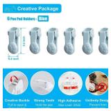 Dog Pee Pad Holder with Walls (6 Pack) for Small and Large Size Wee Wee Pad, Indoor Potty Training Pad Holder for Leg-Lifting Puppies (Blue)