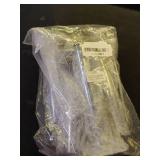 Seimneire 4pcs 8 Inch Furniture Legs, Oblique Conical Metal Legs Chrome Mid-Century Style Furniture Feet for Sofa Cabinet Table Chair Cupboard Couch Ottoman Home DIY Projects