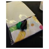 VitalCozy Large Colorful Happy Birthday Yard Banner Sign with Balloons 118 x 19.7 Inches Happy Birthday Yard Party Backdrop Banner for Outdoor Indoor Party Decorations with 2 Roll Ribbon