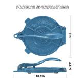 Vivicreate Cast Iron Tortilla Press Dough Flour Tortilla Rotis Quesadilla Maker Prensa para tortillas de hierro fundido 8 inch NO-SLIP