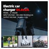 UL Certified 54.6V 2A Fast Electric Bike Charger for 48V Ebike Battery - Compatible with Lectric XP 2.03.0, Ecotric CityBeach, Evercross H5H7