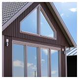 Volcanics One Way Window Privacy Film with Installation Tools 17.5 x 78.7 Inches, Sun Blocking Window Tinting Film for Home Heat Control Mirror Tint Film Static Cling, Silver