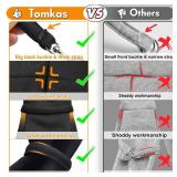 Tomkas Small Dog Sling Carrier - Classic Pocket and Classic Strap - for 3-10 lbs Pets(Black)