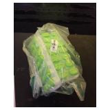 ChefAide Ice Cube Tray with Lid, 4 Packs 56 Cubes Durable Stackable Ice Cube Trays for Freezer with Removable Lids, Easy-Release Plastic and Silicone Ice Tray for Cocktail, Coffee