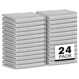 AIDEA Non Scratch Wire Dishcloth 24PK, Wire Dishwashing Rag for Wet and Dry, Washable Dish Rags No Odor, Cleaning Pads Steel Scrubber for Cookware, Sinks, Dishes, Stove Tops, 7\×8\inin