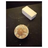 Mud Pie Round Terracotta Coaster; 4\ x 4\inin