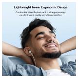 LWZCAM USB C Headphone with Microphone 3 Pack, Type C Wired Earbuds with Noise Isolating, in-Ear USB-C Earbuds Earphones Compatible with iPhone 15, iPhone 16, iPad