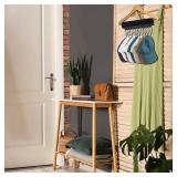 Hat Rack for Baseball Caps Hat Organizer Holder for Hanger and Room Closet Display, 2Pack 10 Hat Storage Clips for Hang Ball Caps Beanie, for Men Gift, Not Including Hangers and Hats (2PC Black)