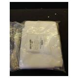 Barossa Design Fabric Snap-in Shower Curtain Liner Replacement, Removable and Washable, Hotel Style, 70x54, White