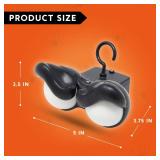 Joiedomi 3 Pack Halloween Decorations Indoor Flashing Peeping Eyes Lights with Timer Glowing Decoration Outdoor Party Supplies Halloween Spooky Animated Lights Decor for Yard Lawn Garden?White