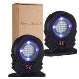 VercanMonth 2 Pcs Dry Fire Laser Training System Portable Trainer and Counting Laser Targets for Dry Fire Shooting Practice(Round Style)