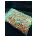 Artoid Mode Orange Buffalo Plaid Polka Dot Pumpkin Fall Kitchen Towels Dish Towels, 18x26 Inch Farmhouse Eucalyptus Leaves Decoration Hand Towels Set of 4