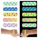 100pcs Luminous Cartoon Bandages with 5 Styles, 2.83x0.75in Flex Fabric Cartoon Bandages Waterproof Breathable Bandages to Protect Wounds for Adults Boys Girls(Dinosaur Style)
