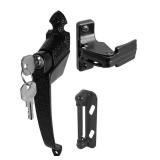 Prime-Line K 5080 1-34 In., Black, Colonial Push Button Lock with Key (Single Pack)