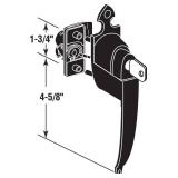 Prime-Line K 5080 1-34 In., Black, Colonial Push Button Lock with Key (Single Pack)