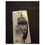 Prime-Line K 5080 1-34 In., Black, Colonial Push Button Lock with Key (Single Pack)