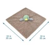 Doindute Baby Mallard Duck Soft Stuffed Animal Security Blanket, Plush Green Duck Character Lovey Blanket, Baby ShowerNursery Gift, Newborn Infant Toddler Snuggle Blankie for Boys Girls, 14 Inches