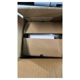 LuxeBeam Modern USB and Type-C Bedside Lamp with Touch Control, Dimmable Table Lamp with White Fabric Shade Enhanced with Gold Threads, Includes LED Bulb - Ideal for Bedroom, Office, Dorm