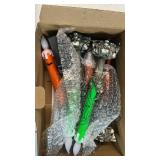 Halloween Decorations Outdoor, 5 Pack Solar Pathway Lights, LED Skull Black Hand Candle Holder, Outdoor Party Home Garden Porch Decor Orange and Green Lights