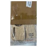 FZMEHL Sofa Arm Tray, Wooden Couch Arm Tray with Cup Holder and Rechargeable Mobile Phone Holder, for Drinks, Snacks, Remotes