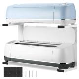 FEOXSHAL Stand Legs Compatible with Cricut Maker 4, 3, 1 and Cricut Explore Air 2,3 - Fully Open for Double Machine Running, Storage and Organization, Saving Craft Table Space