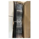 JOYIT Arch Wedding Table Numbers 1-50 with Stands Double-Sided Printed 5\ X 7\in Acrylic Table Signs with Black Background White Text, Perfect for Wedding Receptions, Partiesin